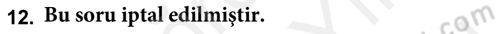 Genel Havacılık Dersi 2018 - 2019 Yılı (Vize) Ara Sınav Soruları 12. Soru