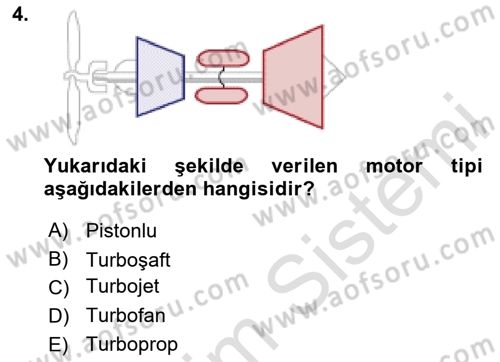 Genel Havacılık Dersi 2024 - 2025 Yılı Yaz Okulu Sınav Soruları 4. Soru