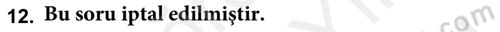 Genel Havacılık Dersi 2018 - 2019 Yılı (Vize) Ara Sınav Soruları 12. Soru