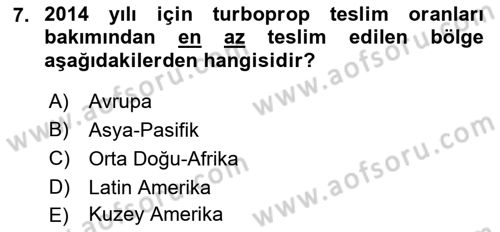 Genel Havacılık Dersi 2018 - 2019 Yılı (Vize) Ara Sınav Soruları 7. Soru
