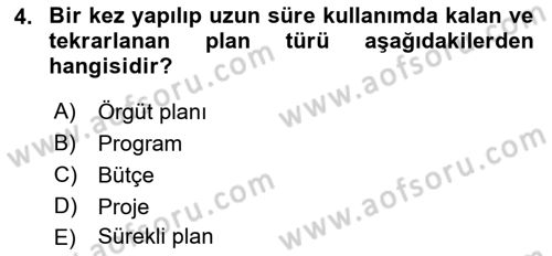 Havayolu İşletmelerinde Operasyonel Planlama Dersi 2018 - 2019 Yılı (Vize) Ara Sınav Soruları 4. Soru