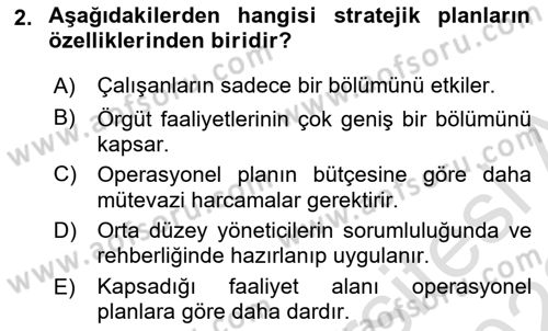 Havayolu İşletmelerinde Operasyonel Planlama Dersi 2021 - 2022 Yılı (Vize) Ara Sınav Soruları 2. Soru