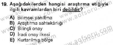 Halkla İlişkiler Dersi 2012 - 2013 Yılı Tek Ders Sınav Soruları 19. Soru