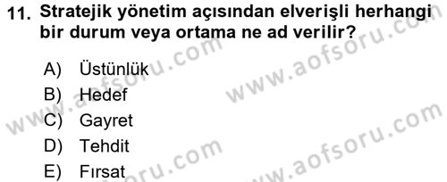 Halkla İlişkiler Dersi 2016 - 2017 Yılı (Vize) Ara Sınav Soruları 11. Soru