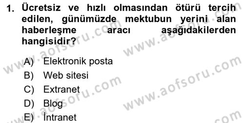 Halkla İlişkiler Dersi 2016 - 2017 Yılı (Final) Dönem Sonu Sınav Soruları 1. Soru