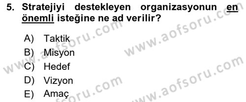Halkla İlişkiler Dersi 2018 - 2019 Yılı 3 Ders Sınav Soruları 5. Soru
