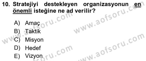 Halkla İlişkiler Dersi 2018 - 2019 Yılı Yaz Okulu Sınav Soruları 10. Soru