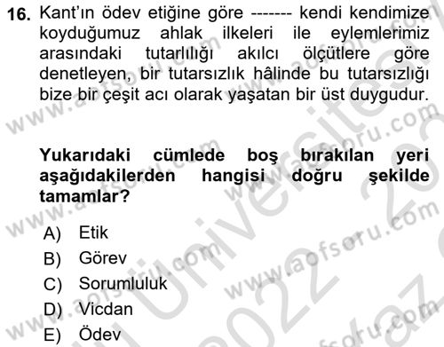 Halkla İlişkiler Dersi 2022 - 2023 Yılı Yaz Okulu Sınav Soruları 16. Soru