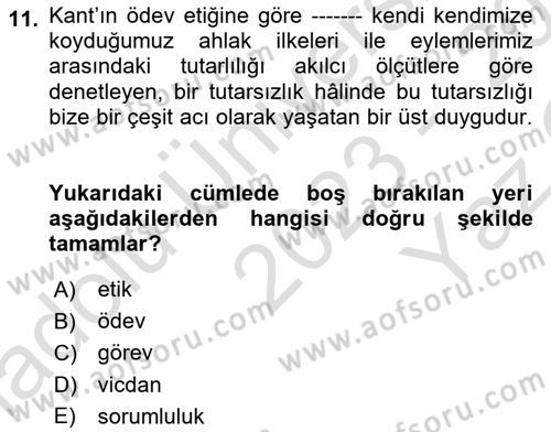 Halkla İlişkiler Dersi 2023 - 2024 Yılı Yaz Okulu Sınav Soruları 11. Soru