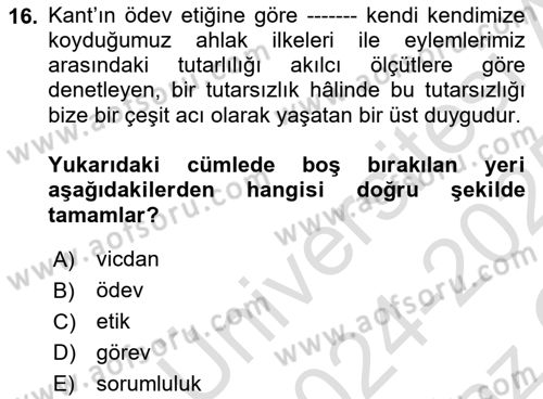 Halkla İlişkiler Dersi 2024 - 2025 Yılı Yaz Okulu Sınav Soruları 16. Soru