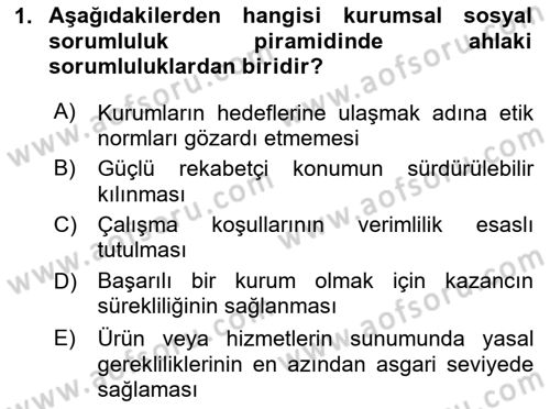 Halkla İlişkiler Dersi 2025 - 2026 Yılı (Final) Dönem Sonu Sınav Soruları 1. Soru