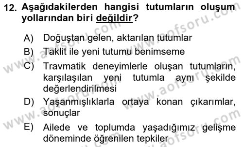 Halkla İlişkilerde Etkili İletişim Dersi 2022 - 2023 Yılı Yaz Okulu Sınav Soruları 12. Soru