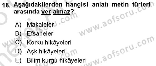 Halkla İlişkilerde Etkili İletişim Dersi 2024 - 2025 Yılı (Vize) Ara Sınav Soruları 18. Soru