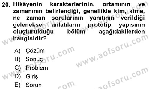 Halkla İlişkilerde Etkili İletişim Dersi 2024 - 2025 Yılı (Vize) Ara Sınav Soruları 20. Soru
