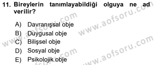 Halkla İlişkilerde Etkili İletişim Dersi 2024 - 2025 Yılı (Final) Dönem Sonu Sınav Soruları 11. Soru