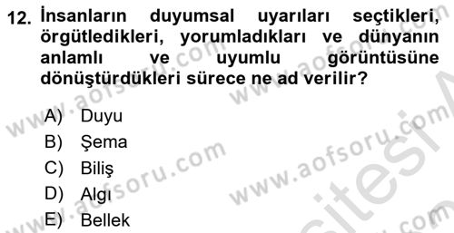 Halkla İlişkilerde Etkili İletişim Dersi 2024 - 2025 Yılı (Final) Dönem Sonu Sınav Soruları 12. Soru