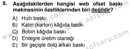 Halkla İlişkiler Uygulama Teknikleri Dersi 2012 - 2013 Yılı (Vize) Ara Sınav Soruları 8. Soru
