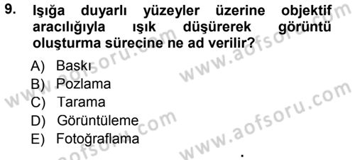 Halkla İlişkiler Uygulama Teknikleri Dersi 2013 - 2014 Yılı Tek Ders Sınav Soruları 9. Soru