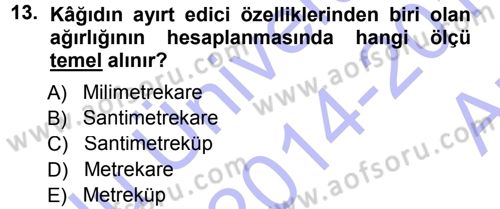 Halkla İlişkiler Uygulama Teknikleri Dersi Ara Sınavı Deneme Sınav Soruları 13. Soru