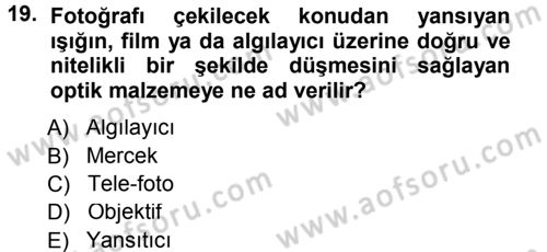 Halkla İlişkiler Uygulama Teknikleri Dersi Ara Sınavı Deneme Sınav Soruları 19. Soru