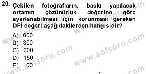 Halkla İlişkiler Uygulama Teknikleri Dersi Ara Sınavı Deneme Sınav Soruları 20. Soru