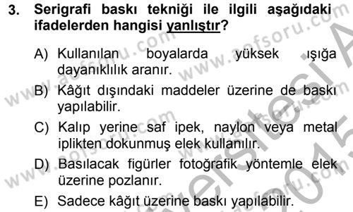 Halkla İlişkiler Uygulama Teknikleri Dersi 2014 - 2015 Yılı (Final) Dönem Sonu Sınav Soruları 3. Soru