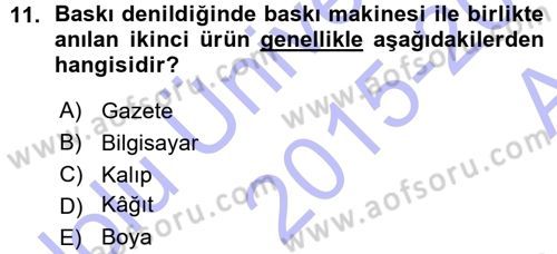 Halkla İlişkiler Uygulama Teknikleri Dersi Ara Sınavı Deneme Sınav Soruları 11. Soru