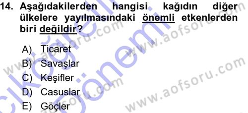Halkla İlişkiler Uygulama Teknikleri Dersi Ara Sınavı Deneme Sınav Soruları 14. Soru