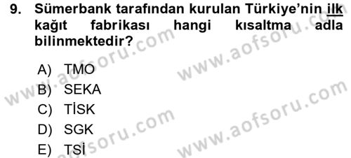 Halkla İlişkiler Uygulama Teknikleri Dersi 2015 - 2016 Yılı (Vize) Ara Sınav Soruları 9. Soru