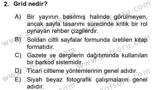 Halkla İlişkiler Uygulama Teknikleri Dersi 2015 - 2016 Yılı Tek Ders Sınav Soruları 2. Soru