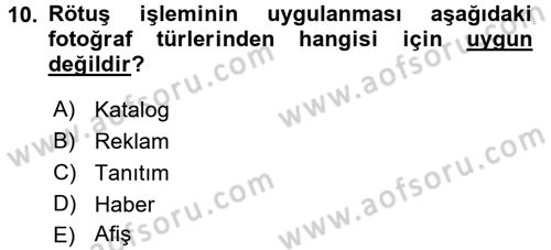 Halkla İlişkiler Uygulama Teknikleri Dersi 2016 - 2017 Yılı 3 Ders Sınav Soruları 10. Soru
