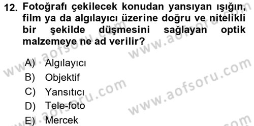 Halkla İlişkiler Uygulama Teknikleri Dersi 2016 - 2017 Yılı 3 Ders Sınav Soruları 12. Soru