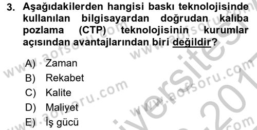 Halkla İlişkiler Uygulama Teknikleri Dersi 2016 - 2017 Yılı 3 Ders Sınav Soruları 3. Soru