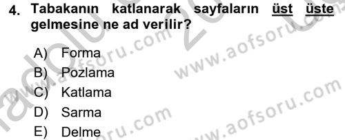 Halkla İlişkiler Uygulama Teknikleri Dersi 2016 - 2017 Yılı 3 Ders Sınav Soruları 4. Soru