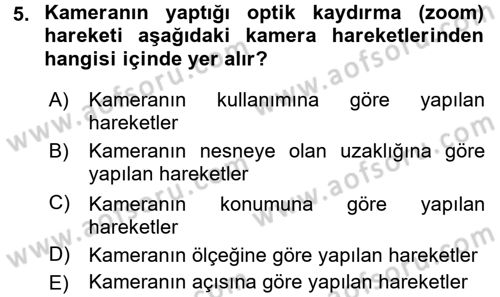 Halkla İlişkiler Uygulama Teknikleri Dersi 2016 - 2017 Yılı (Final) Dönem Sonu Sınavı 5. Soru