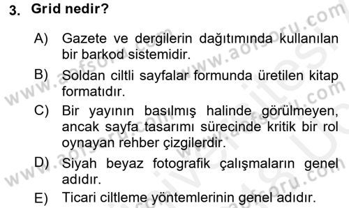 Halkla İlişkiler Uygulama Teknikleri Dersi 2017 - 2018 Yılı 3 Ders Sınavı 3. Soru