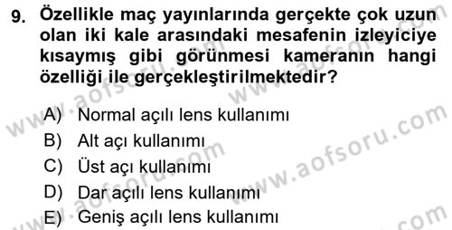 Halkla İlişkiler Uygulama Teknikleri Dersi 2017 - 2018 Yılı (Final) Dönem Sonu Sınav Soruları 9. Soru