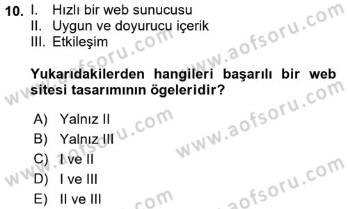 Halkla İlişkiler Uygulama Teknikleri Dersi 2018 - 2019 Yılı 3 Ders Sınav Soruları 10. Soru