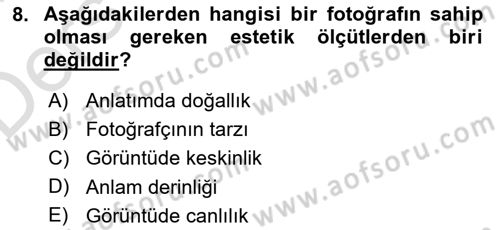 Halkla İlişkiler Uygulama Teknikleri Dersi 2018 - 2019 Yılı 3 Ders Sınav Soruları 8. Soru