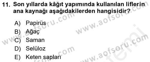 Halkla İlişkiler Uygulama Teknikleri Dersi 2018 - 2019 Yılı (Vize) Ara Sınavı 11. Soru