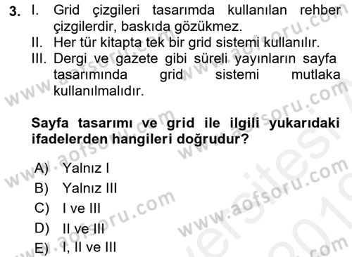 Halkla İlişkiler Uygulama Teknikleri Dersi 2018 - 2019 Yılı (Final) Dönem Sonu Sınav Soruları 3. Soru