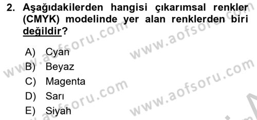 Halkla İlişkiler Uygulama Teknikleri Dersi 2018 - 2019 Yılı Yaz Okulu Sınav Soruları 2. Soru