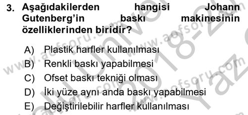 Halkla İlişkiler Uygulama Teknikleri Dersi 2018 - 2019 Yılı Yaz Okulu Sınav Soruları 3. Soru