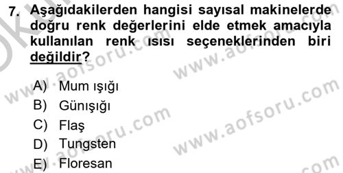 Halkla İlişkiler Uygulama Teknikleri Dersi 2018 - 2019 Yılı Yaz Okulu Sınav Soruları 7. Soru