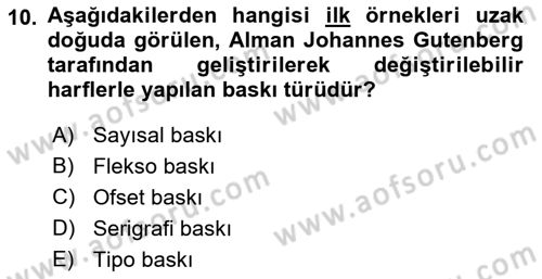 Halkla İlişkiler Uygulama Teknikleri Dersi 2019 - 2020 Yılı (Vize) Ara Sınav Soruları 10. Soru
