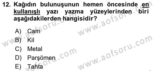 Halkla İlişkiler Uygulama Teknikleri Dersi 2019 - 2020 Yılı (Vize) Ara Sınav Soruları 12. Soru