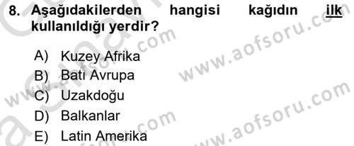 Halkla İlişkiler Uygulama Teknikleri Dersi 2019 - 2020 Yılı (Vize) Ara Sınav Soruları 8. Soru