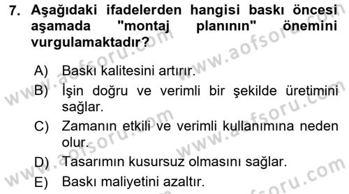 Halkla İlişkiler Uygulama Teknikleri Dersi 2023 - 2024 Yılı (Vize) Ara Sınavı 7. Soru