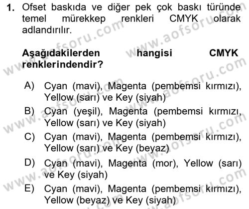 Halkla İlişkiler Uygulama Teknikleri Dersi 2023 - 2024 Yılı Yaz Okulu Sınavı 1. Soru