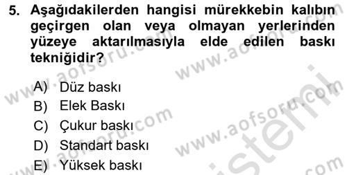 Halkla İlişkiler Uygulama Teknikleri Dersi 2023 - 2024 Yılı Yaz Okulu Sınavı 5. Soru